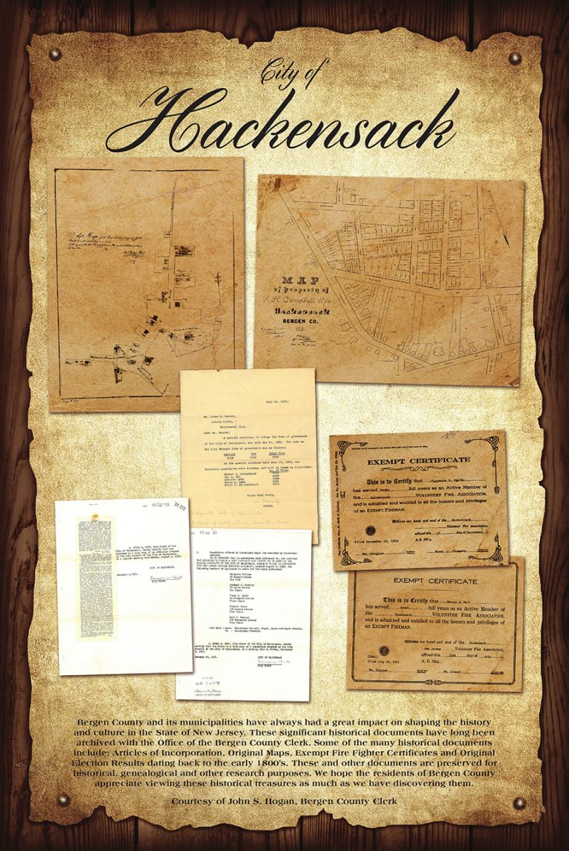 Hackensack Historic Poster